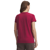 T-Shirt Donna Under Armour Rival Core Rosso Scuro | NonSoloSport