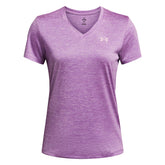 Under Armour T-Shirt Tech Twist V-Neck Donna Viola | NonSoloSport