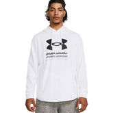 Under Armour Felpa Rival Terry Graphic Uomo Bianco | NonSoloSport