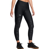 Leggings Donna Under Armour Tech Printed Panel Ankle Nero Grigio | NonSoloSport