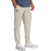 Pantalone Cargo Uomo Under Armour Vibe Woven Beige Nero | NonSoloSport