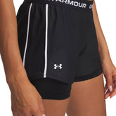Shorts Donna Under Armour Tech Play Up 2 in 1 Nero | NonSoloSport