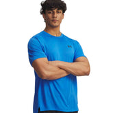 T-Shirt Uomo Under Armour Tech Vent Jacquard Blu Nero | NonSoloSport
