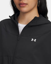 Giacca Donna Under Armour Rival Woven Nero Bianco | NonSoloSport