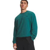 Felpa Uomo Under Armour Rival Lightweight Verde Nero | NonSoloSport