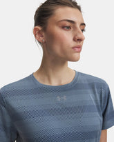 T-Shirt Donna Under Armour Velociti Azzurro | NonSoloSport