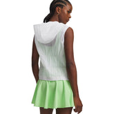 Gilet Donna Under Armour Rival Woven Ruched Bianco | NonSoloSport