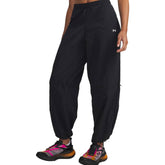 Pantalone Donna Under Armour Rival Woven Bungee Nero | NonSoloSport