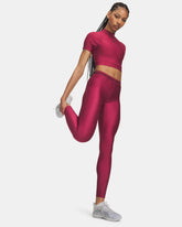 Leggings Donna Under Armour HeatGear Bordeaux | NonSoloSport