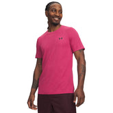 T-Shirt Uomo Under Armour Vanish Seamless Rosa Nero | NonSoloSport