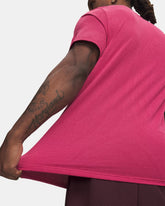 T-Shirt Uomo Under Armour Vanish Seamless Rosa Nero | NonSoloSport