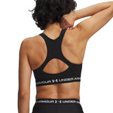Bra Donna Under Armour HeatGear Crossback High Nero | NonSoloSport