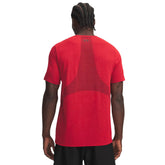 T-Shirt Uomo Under Armour Vanish Seamless Rosso Nero | NonSoloSport