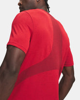 T-Shirt Uomo Under Armour Vanish Seamless Rosso Nero | NonSoloSport