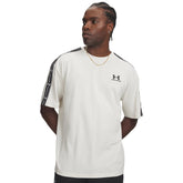 T-Shirt Uomo Under Armour Icon Heavyweight Taped Bianco Nero | NonSoloSport
