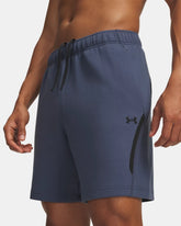 Shorts Uomo Under Armour Unstoppable Fleece Grigio Nero | NonSoloSport
