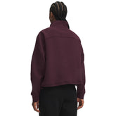 Maglia Donna Under Armour Unstoppable Fleece Bordeaux | NonSoloSport