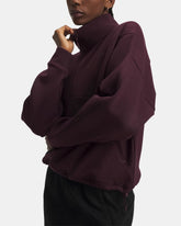 Maglia Donna Under Armour Unstoppable Fleece Bordeaux | NonSoloSport