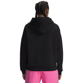 Felpa Donna Under Armour Icon Fleece Nero Bianco | NonSoloSport
