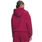 Felpa Donna Under Armour Icon Fleece Rosso Scuro | NonSoloSport