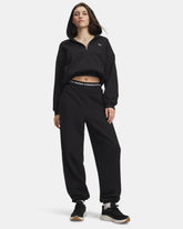 Pantalone Donna Under Armour Icon Fleece Gym Nero | NonSoloSport
