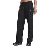 Pantalone Donna Under Armour Rival Woven Nero Bianco | NonSoloSport