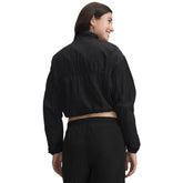 Giacca Donna Under Armour Rival Woven Nero Bianco | NonSoloSport