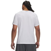T-Shirt Uomo Under Armour Lockertag Print Bianco Blu | NonSoloSport
