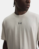 T-Shirt Uomo Under Armour Heavyweight Metal Logo Bianco | NonSoloSport