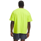 T-Shirt Uomo Under Armour Heavyweight Metal Logo Verde Fluo | NonSoloSport