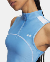 Canotta Donna Under Armour HeatGear Azzurro Bianco | NonSoloSport