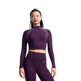 Maglia Donna Under Armour Motion Mock Viola Lilla | NonSoloSport