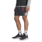 Shorts Uomo Under Armour Tech Utility Grigio Rosso | NonSoloSport
