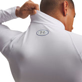 Maglia Uomo Under Armour ColdGear Elite Bianco Grigio | NonSoloSport