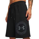 Shorts Uomo Under Armour Rival Graphic Nero Grigio | NonSoloSport