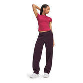 Pantalone Jogger Donna Under Armour Icon Fleece Relaxed Viola | NonSoloSport