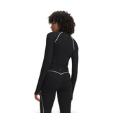 Maglia Donna Under Armour Meridian Contour Nero Bianco | NonSoloSport
