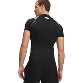 T-Shirt Uomo Under Armour HeatGear Elite Nero Grigio | NonSoloSport