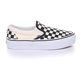 Vans Ua Classic Slip-On Platform Black And White Check | NonSoloSport