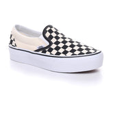 Vans Ua Classic Slip-On Platform Black And White Check | NonSoloSport