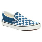 Sneakers Vans Classic Slip-On Color Theory Checkerboard Bianco Blu | NonSoloSport