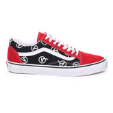 Vans Old Skool Circle V Nero Rosso | NonSoloSport