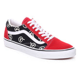 Vans Old Skool Circle V Nero Rosso | NonSoloSport