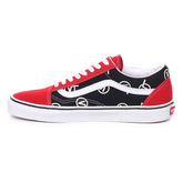 Vans Old Skool Circle V Nero Rosso | NonSoloSport