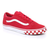 Vans Old Skool Check Bumper Bambino Rosso Bianco | NonSoloSport