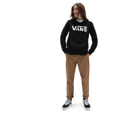 Vans Felpa Classic V Donna Nero Bianco | NonSoloSport
