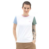 Vans T-Shirt Colorblock Donna Bianco | NonSoloSport