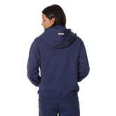 Felpa Donna What's Over College French Terry Full Zip Cappuccio Navy | NonSoloSport