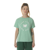 What's T-Shirt College Logo Donna Verde Menta | NonSoloSport
