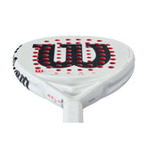 Racchetta Padel Wilson Bela LS V3 Bianco Rosso | NonSoloSport